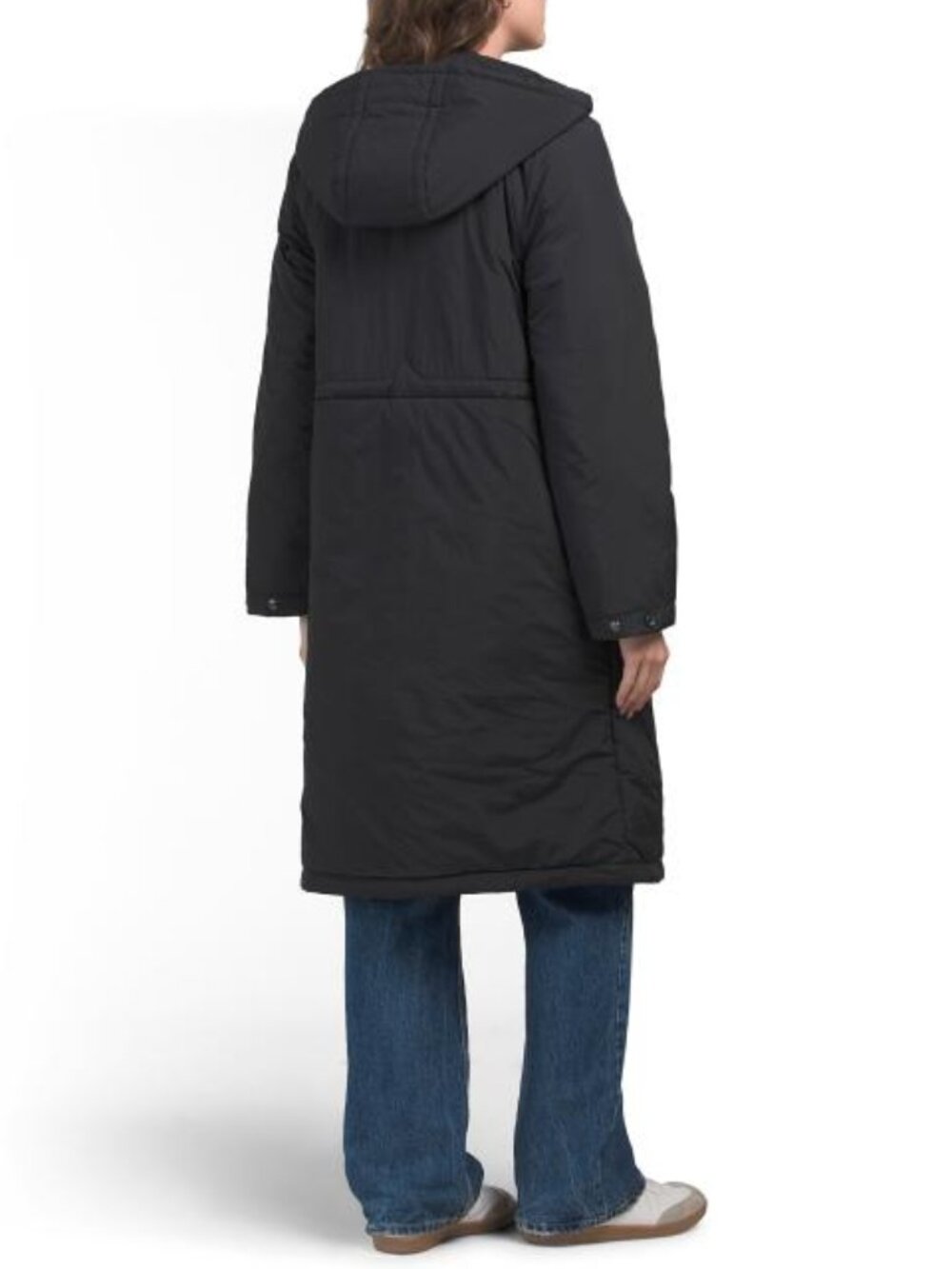 HUNTER Isabelle Sheer Crinkle Longline Padded Coat - Picture 2 of 2